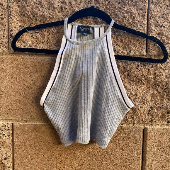 Topshop Tops - Gray Crop top